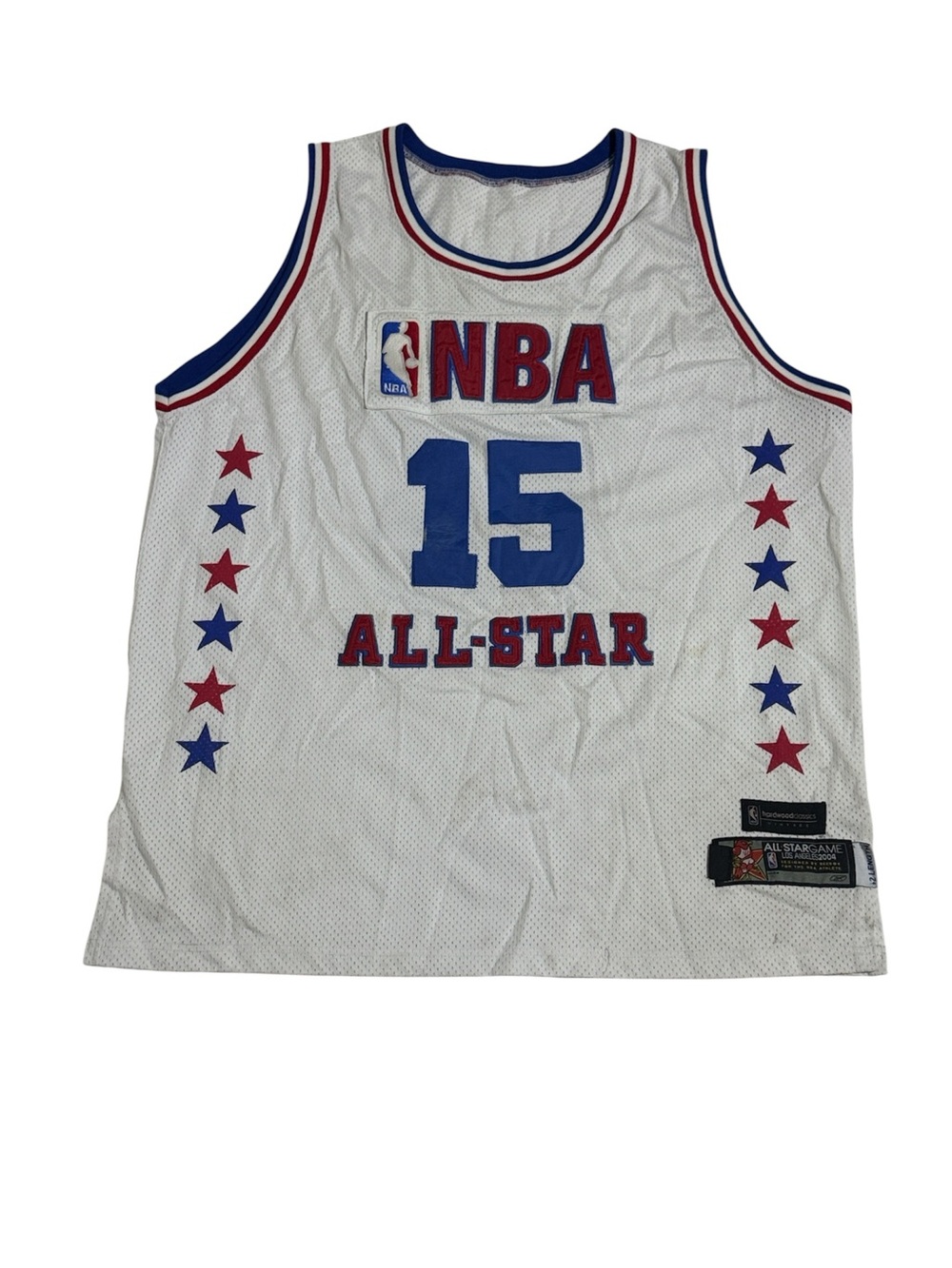 2004 Reebok Los Angeles All Star Vince Carter Toronto Raptors Authentic SZ 52+2